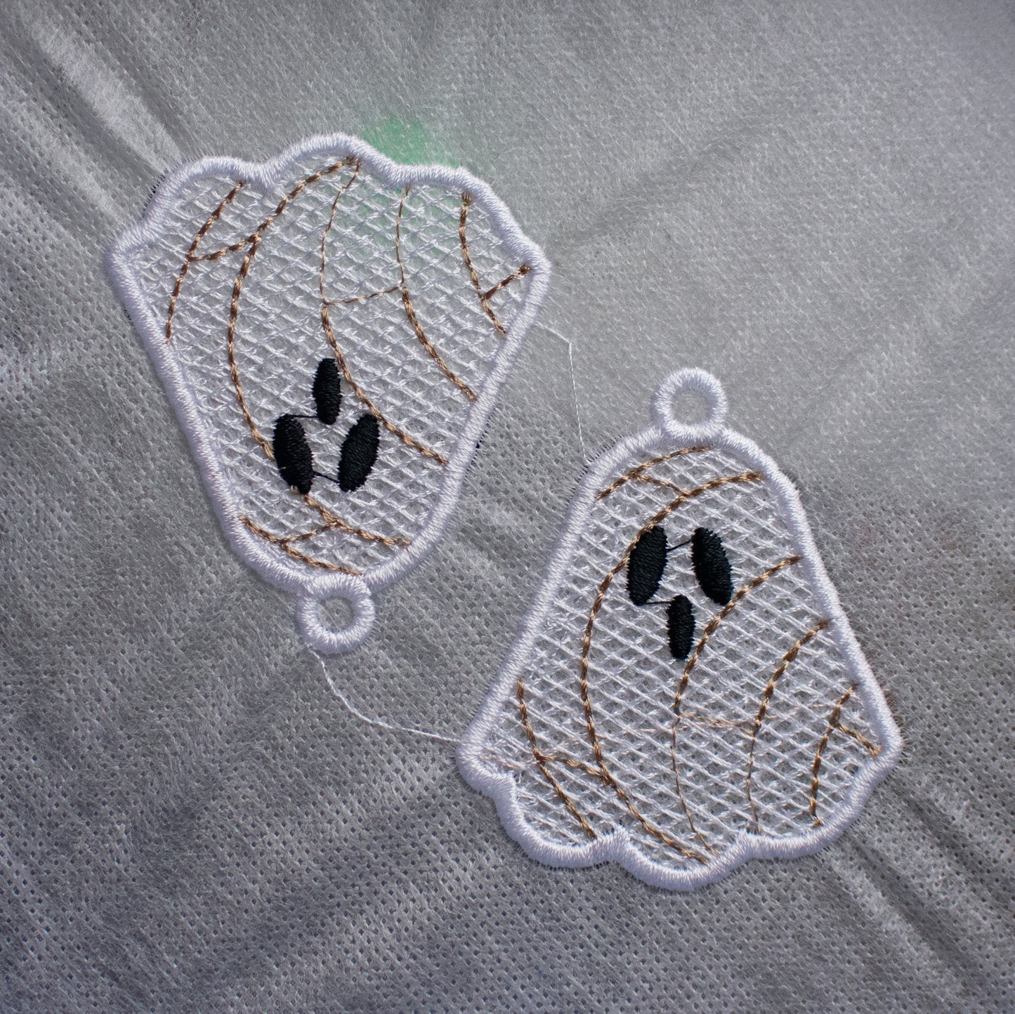 Ghost Conchas Lace Earrings