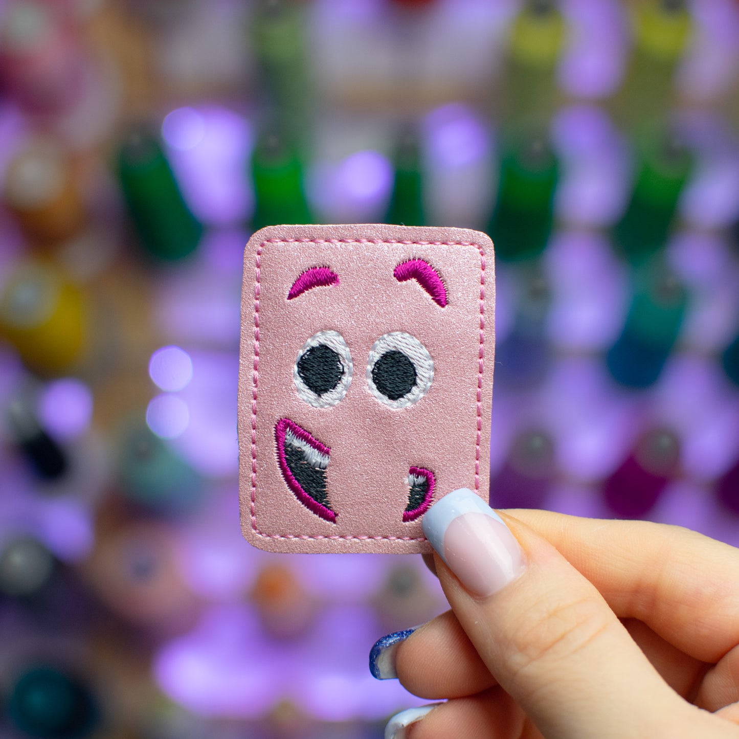 Imaginary Friend Face Feltie Embroidery Design