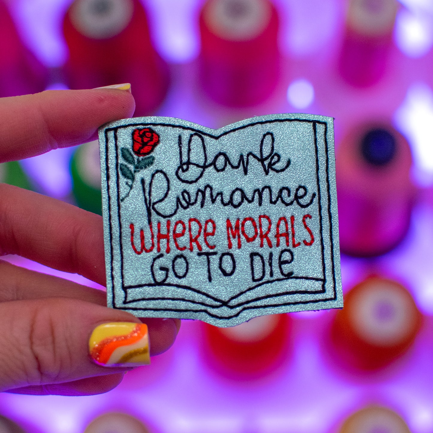 Dark Romance Morals Feltie Embroidery Design