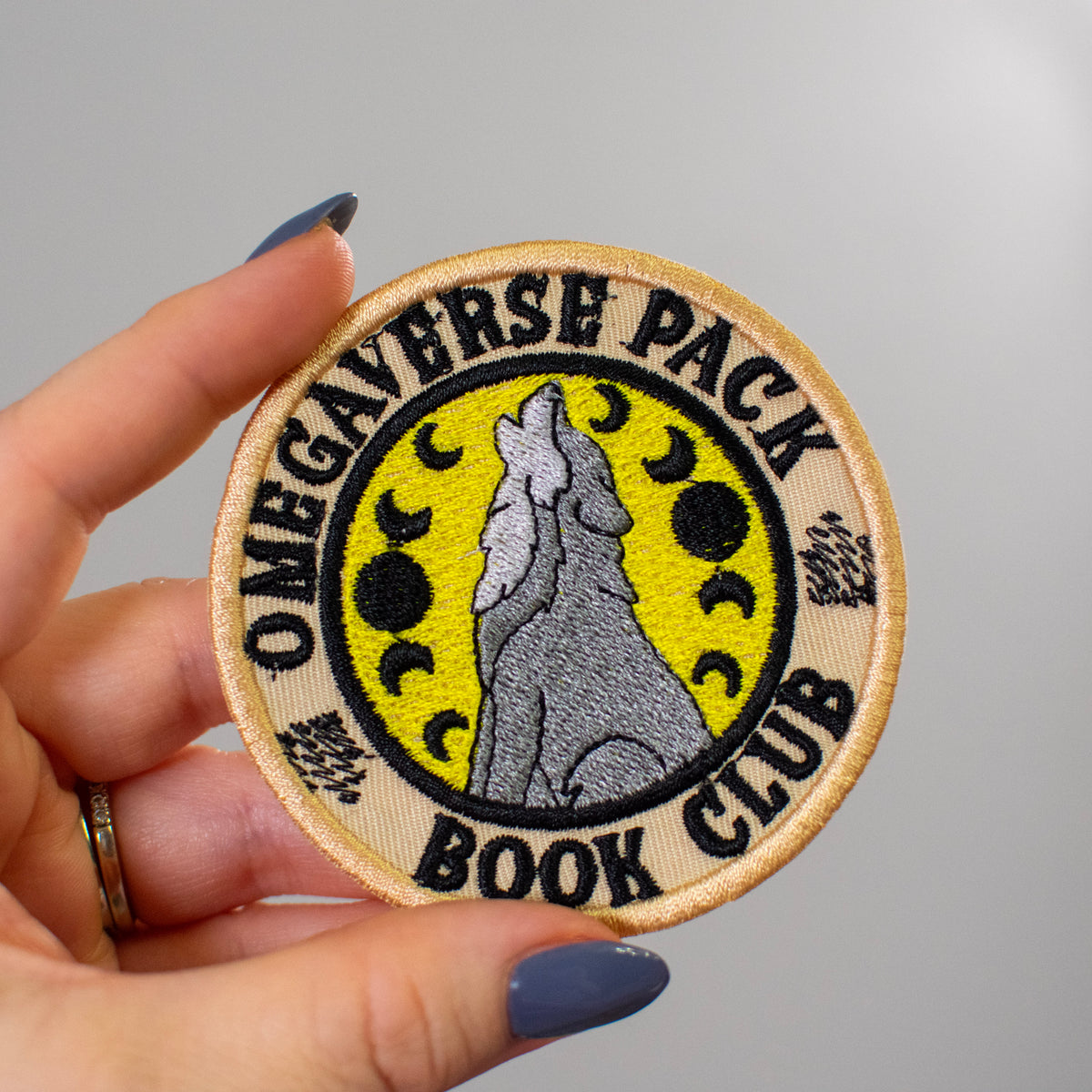 Omegaverse Book Club Patch Embroidery Design