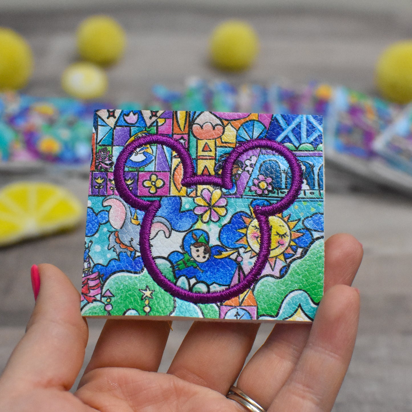 Tiny World Mouse Head Feltie