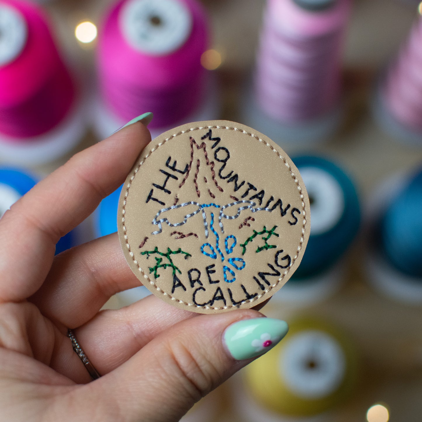 Mountains Calling Feltie Embroidery Design