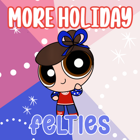 More Holiday Felties...