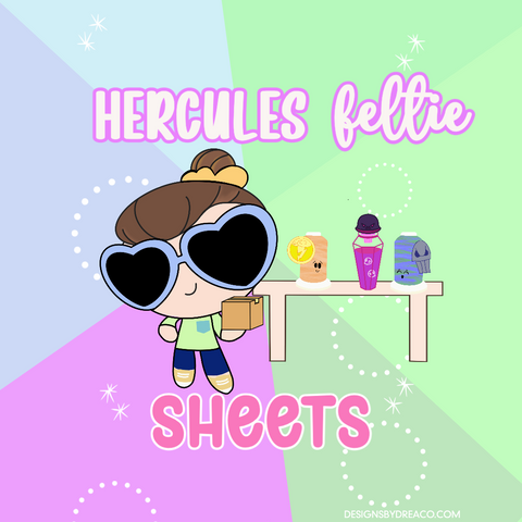 Hercules Feltie Sheets