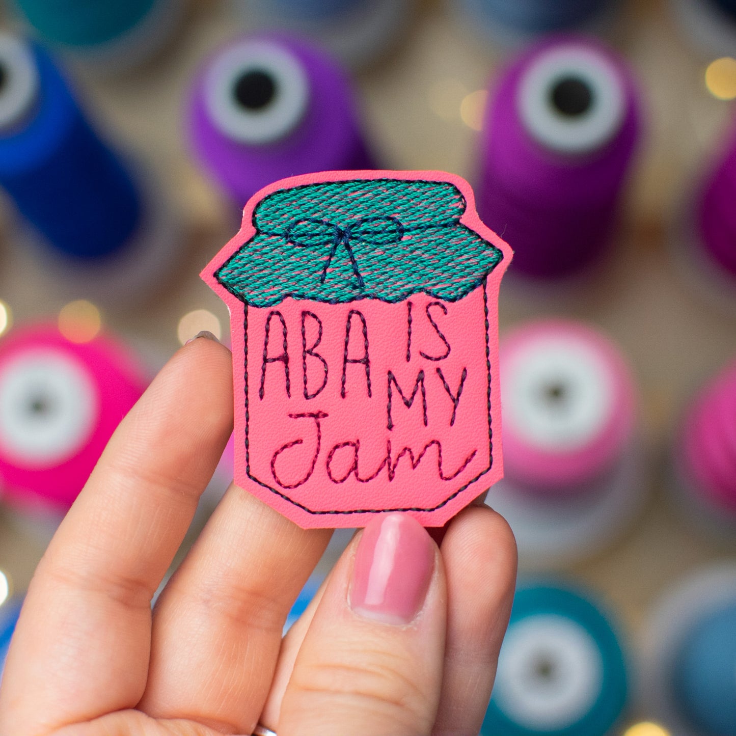 ABA is my Jam Feltie Embroidery Design