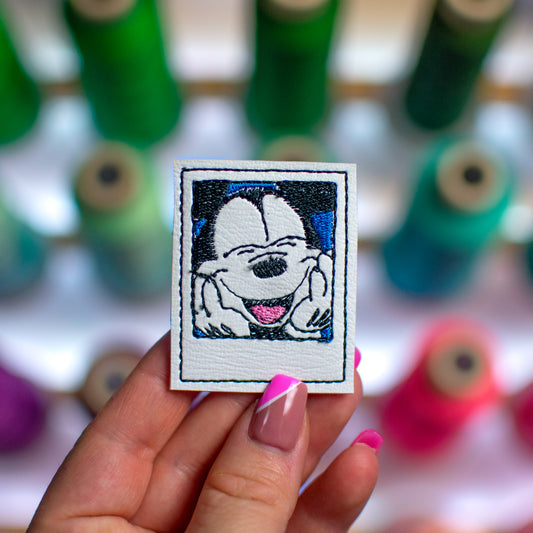 Mouse Polaroid Embroidery Design