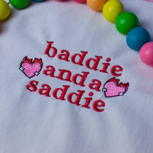 Baddie & a Saddie Embroidery Design