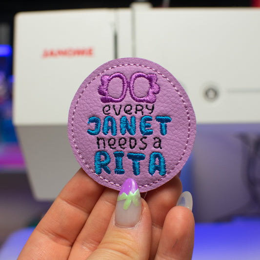 Janet Needs a Rita Feltie Embroidery Design