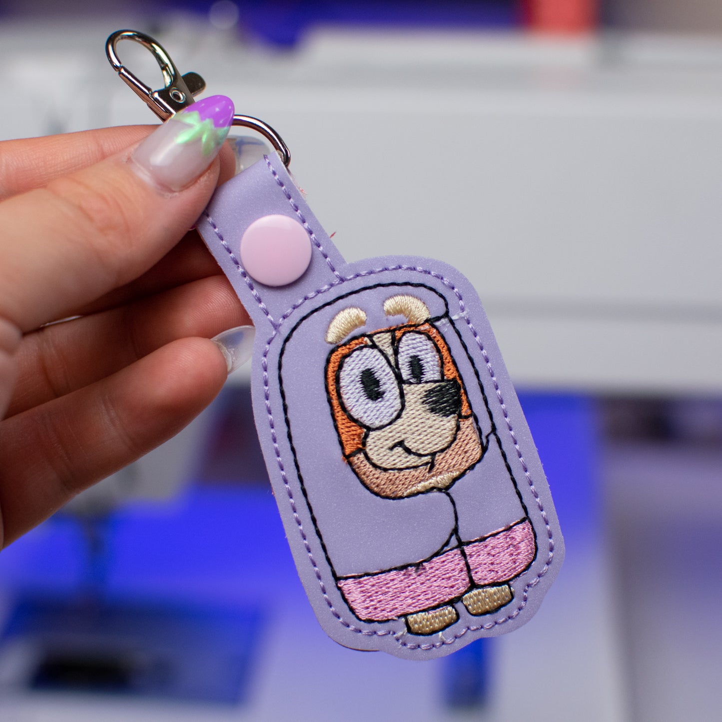 Granny Rita Keychain Embroidery Design