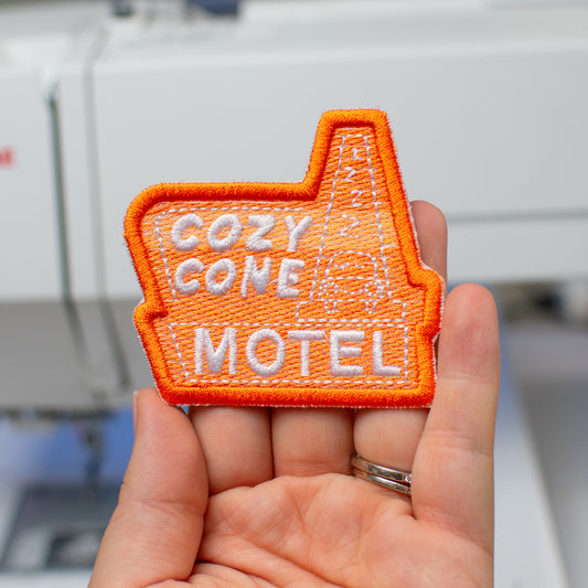 Motel Patch Embroidery Design