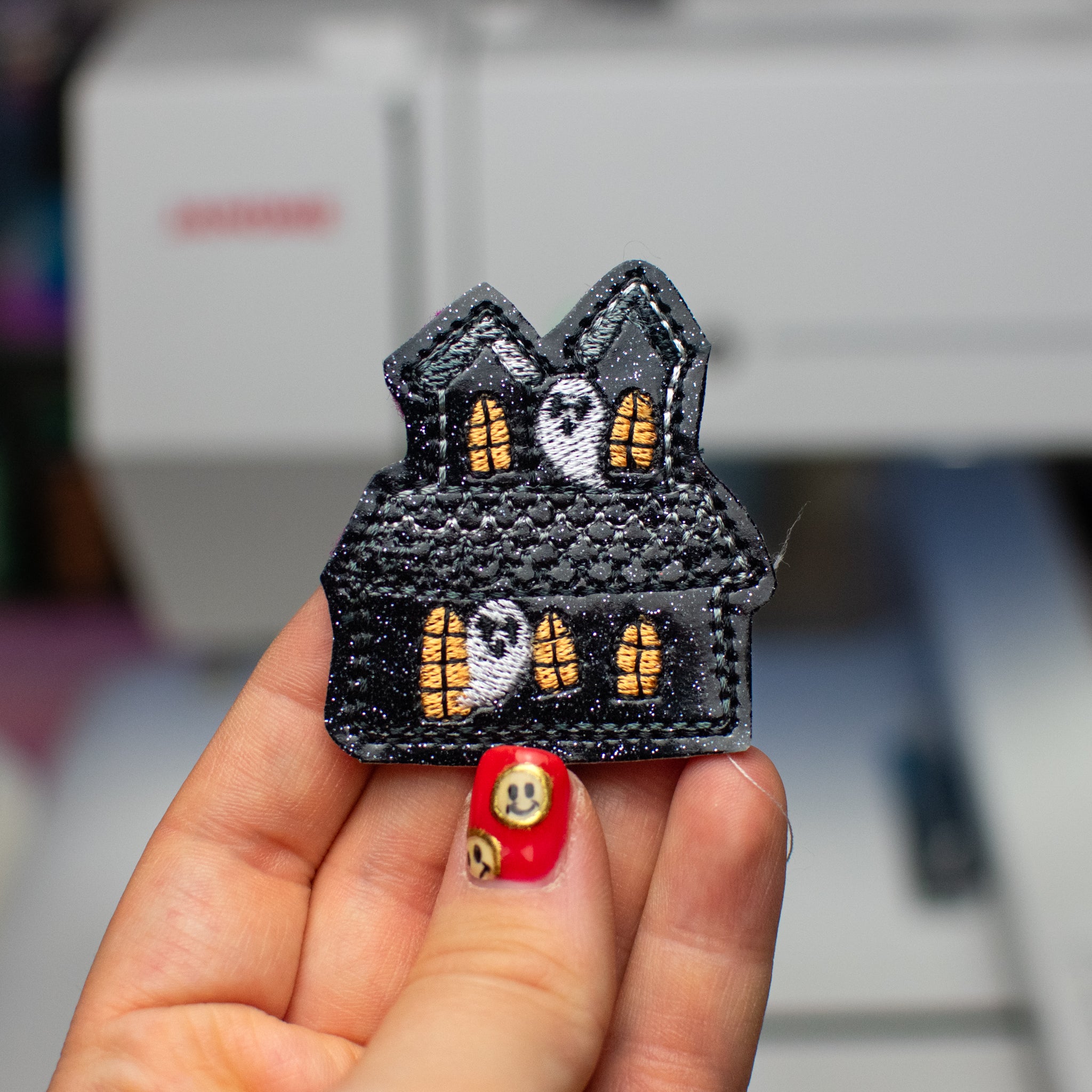Haunted House Feltie Embroidery Design – Designs by Drea