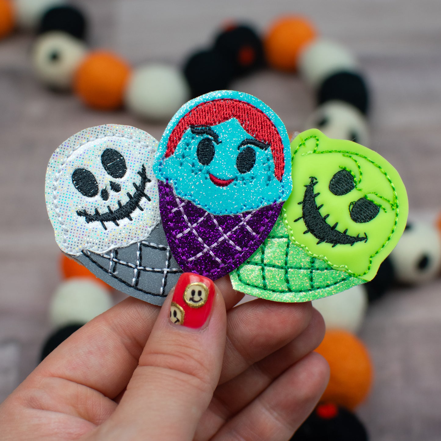 Spooky Ice Cream Felties