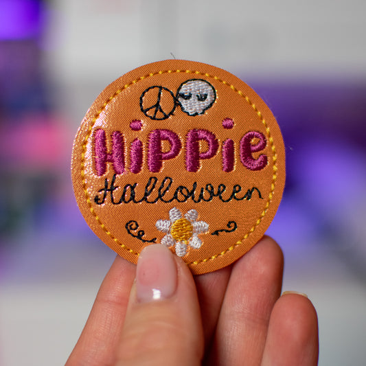 Hippie Halloween Feltie Embroidery Design