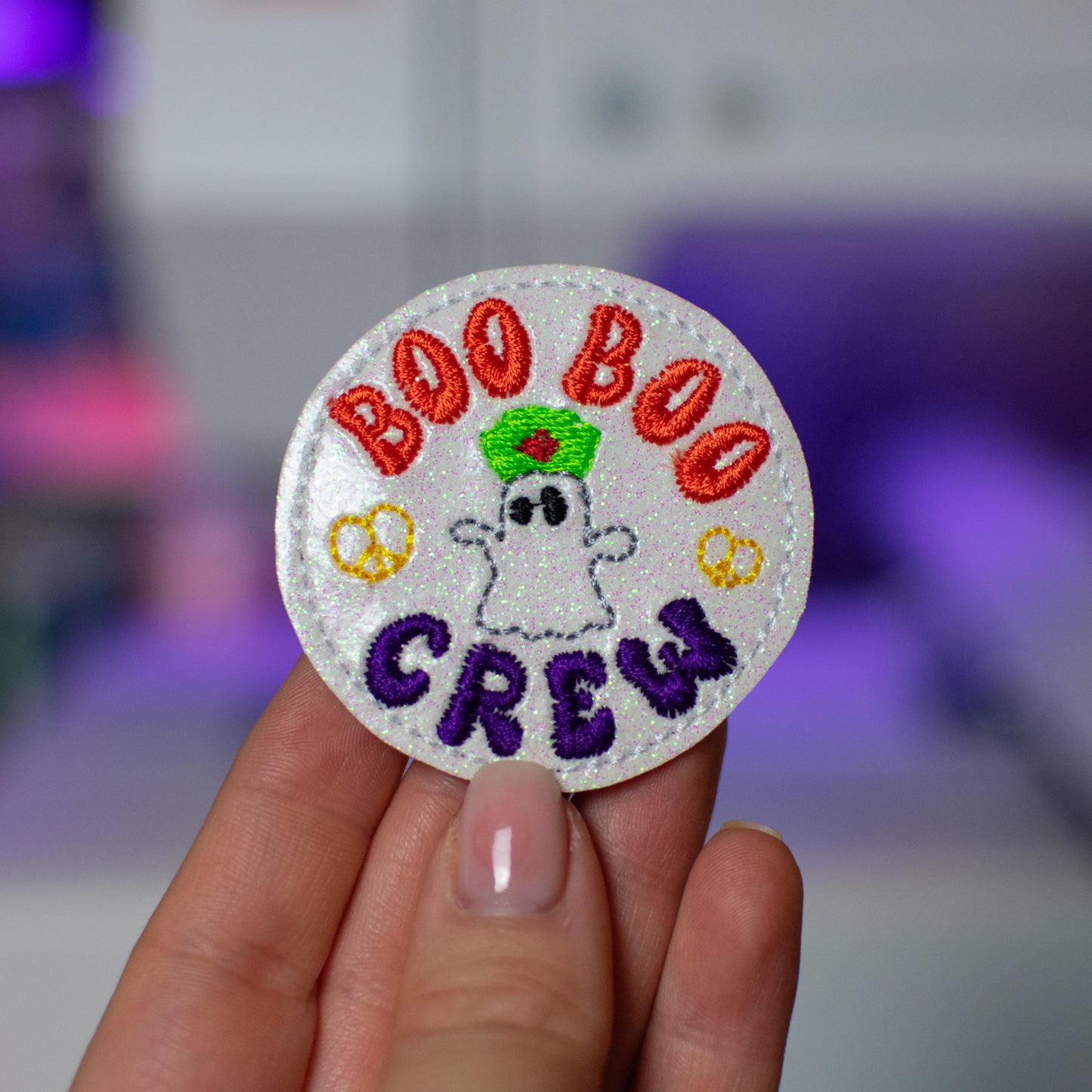 Boo Boo Crew Feltie Embroidery Design