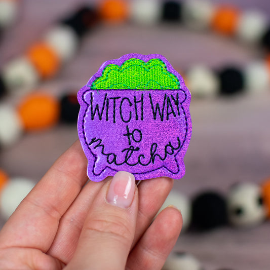 Witch Way to Matcha Feltie