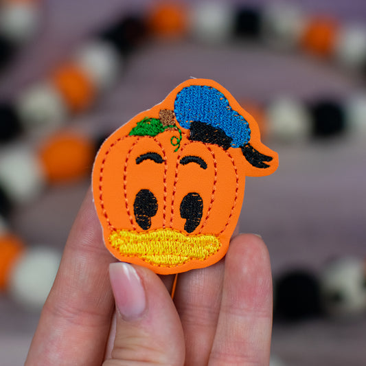 Pumpkin Duck Feltie