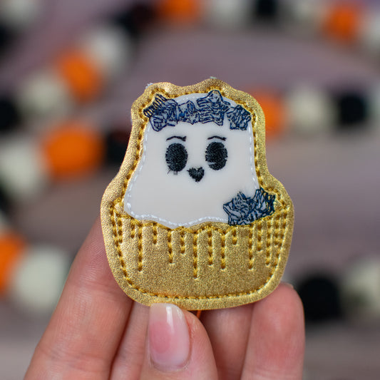 Cupcake Ghost Feltie