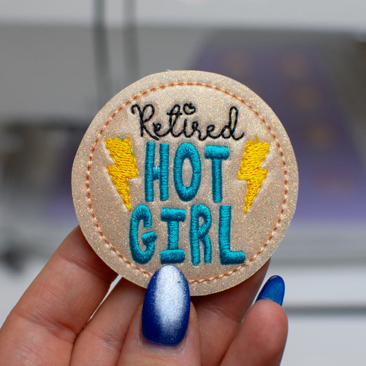 Retired Hot Girl Feltie Embroidery Design