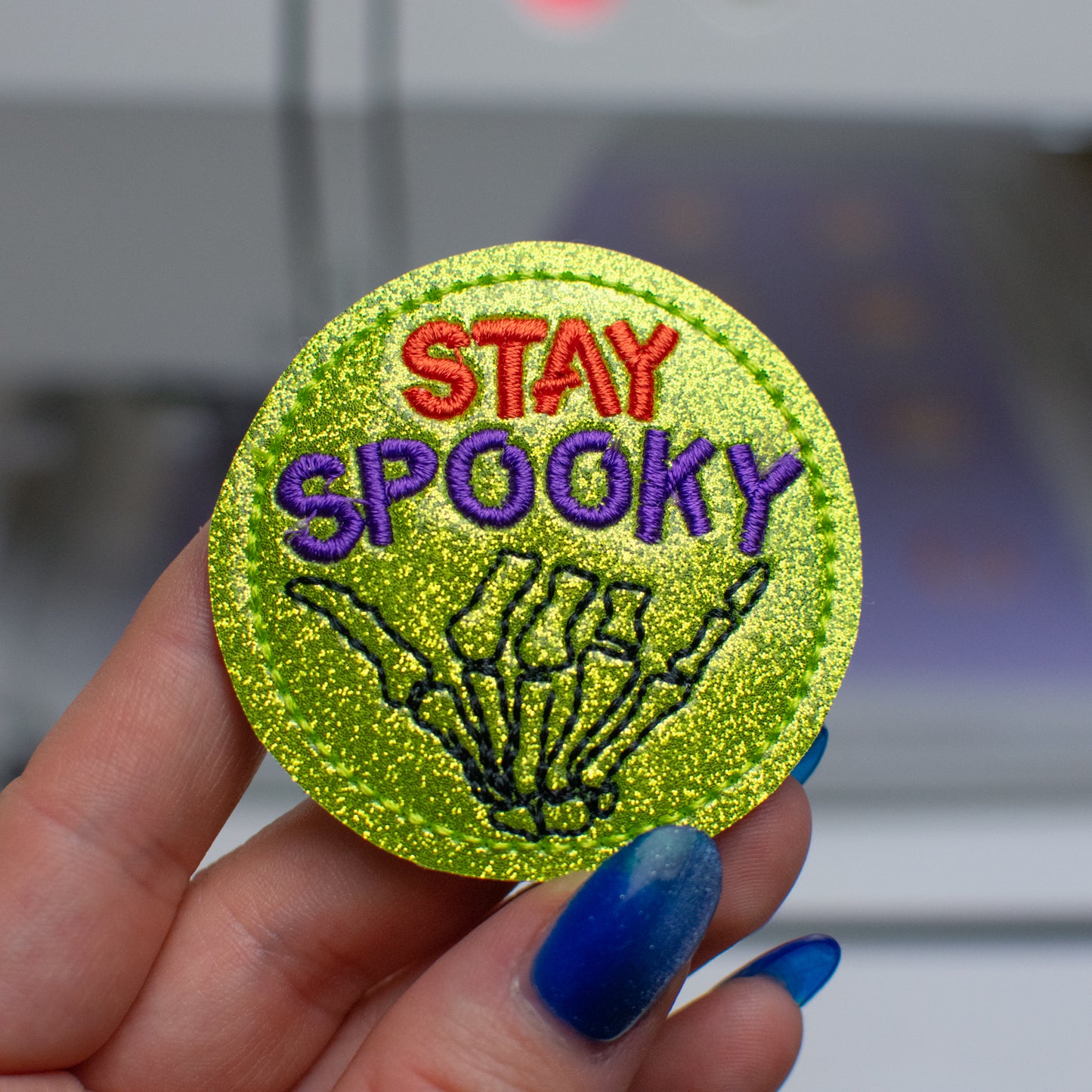 Stay Spooky Feltie Embroidery Design