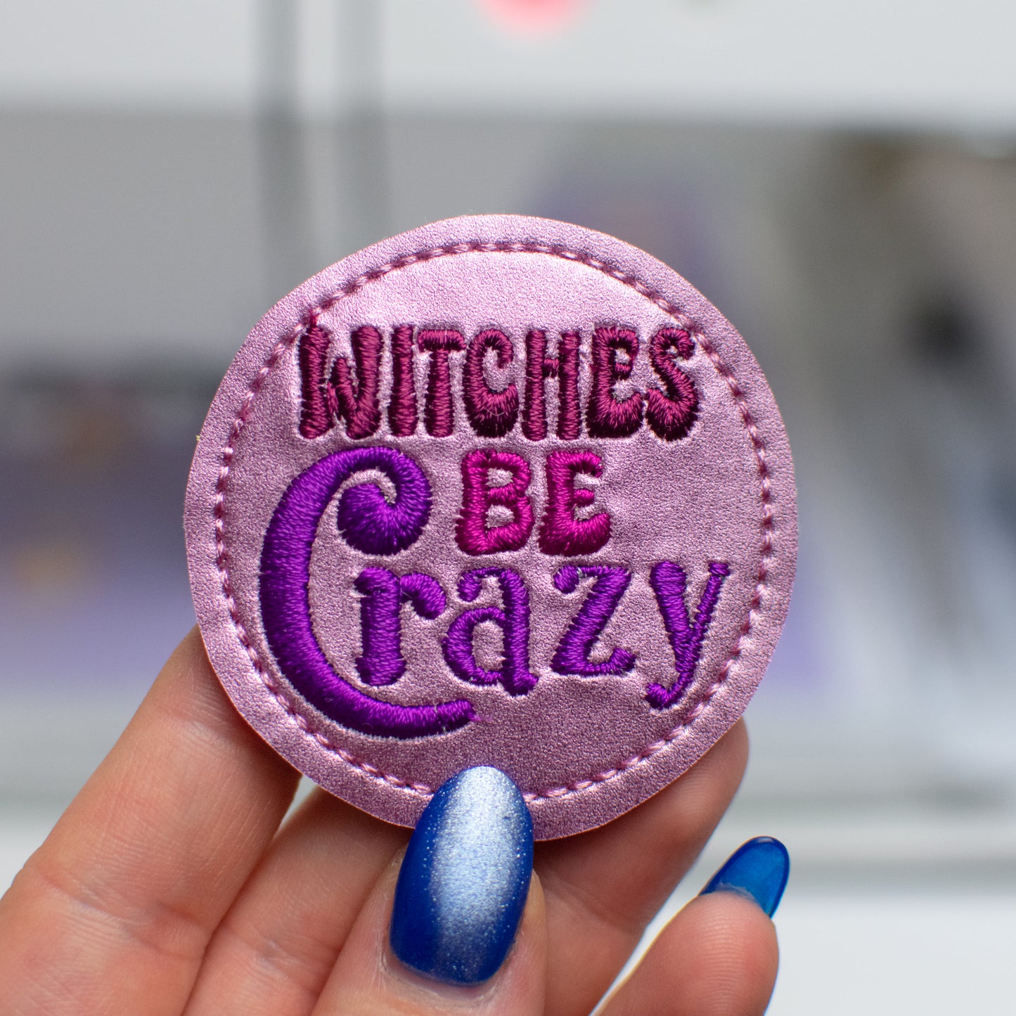 Witches Be Crazy Feltie Embroidery Design