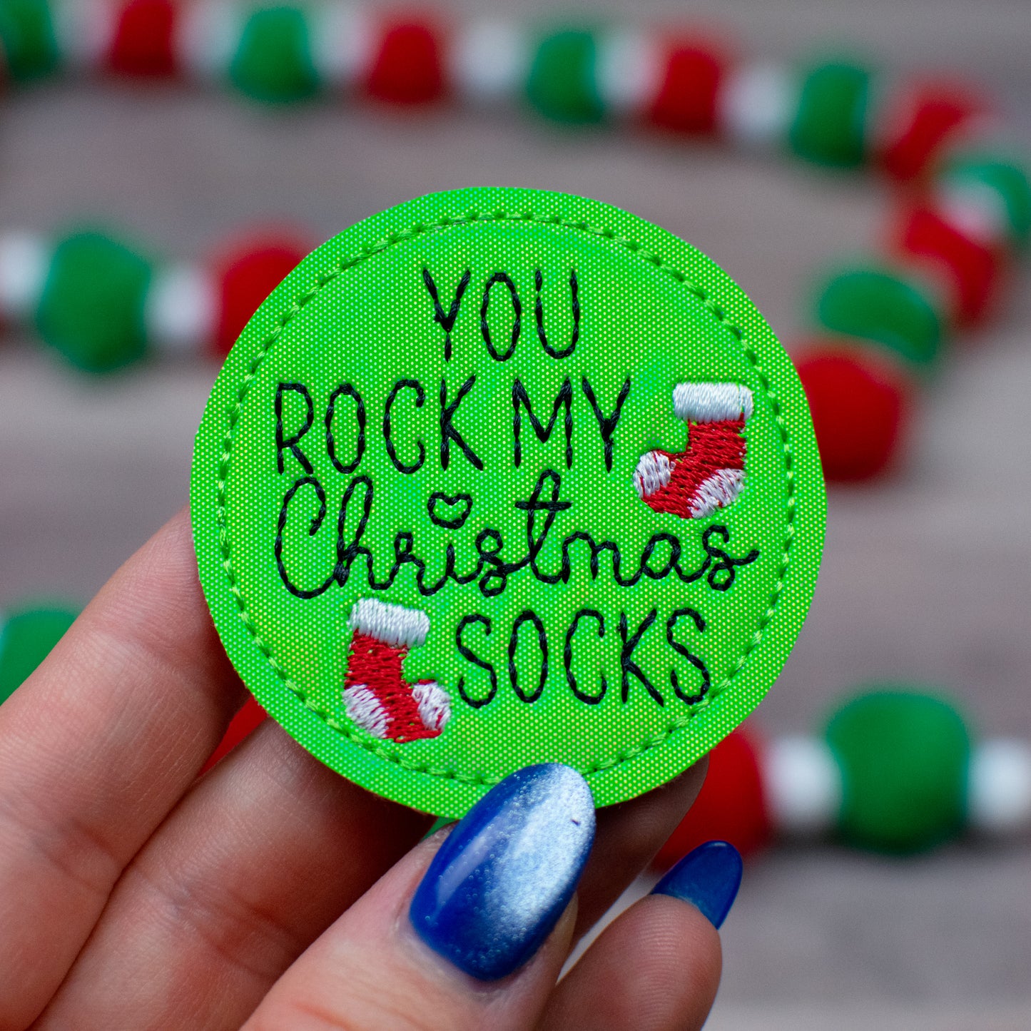 Rock My Christmas Socks Feltie