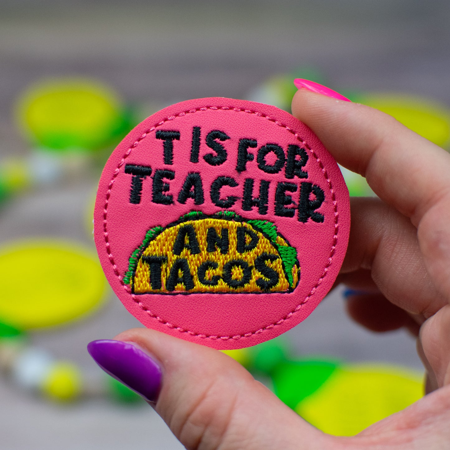 T is for Teachers & Tacos Feltie