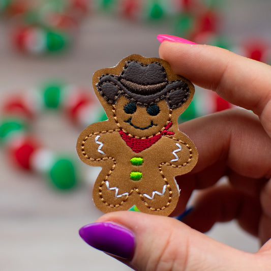 Gingerbread Cowboy Feltie