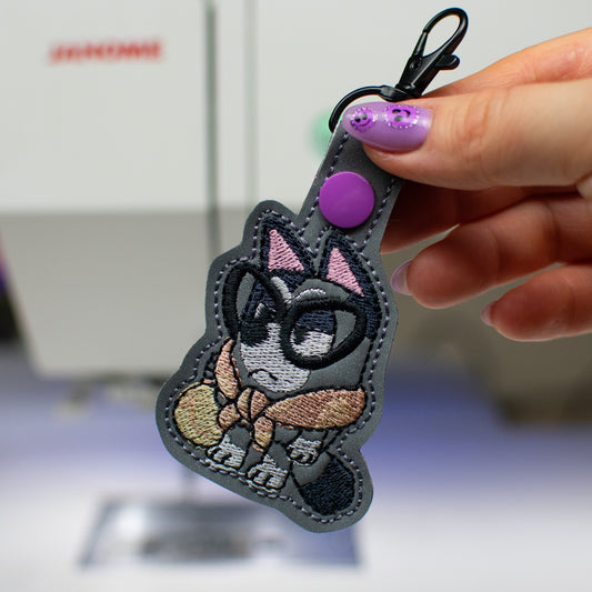 Grumpy Granny Keychain Embroidery Design