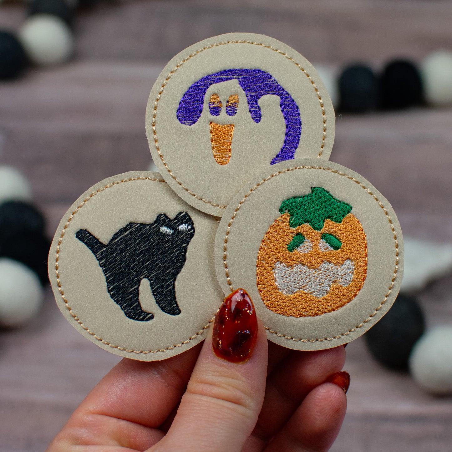 Halloween Cookie Feltie Trio