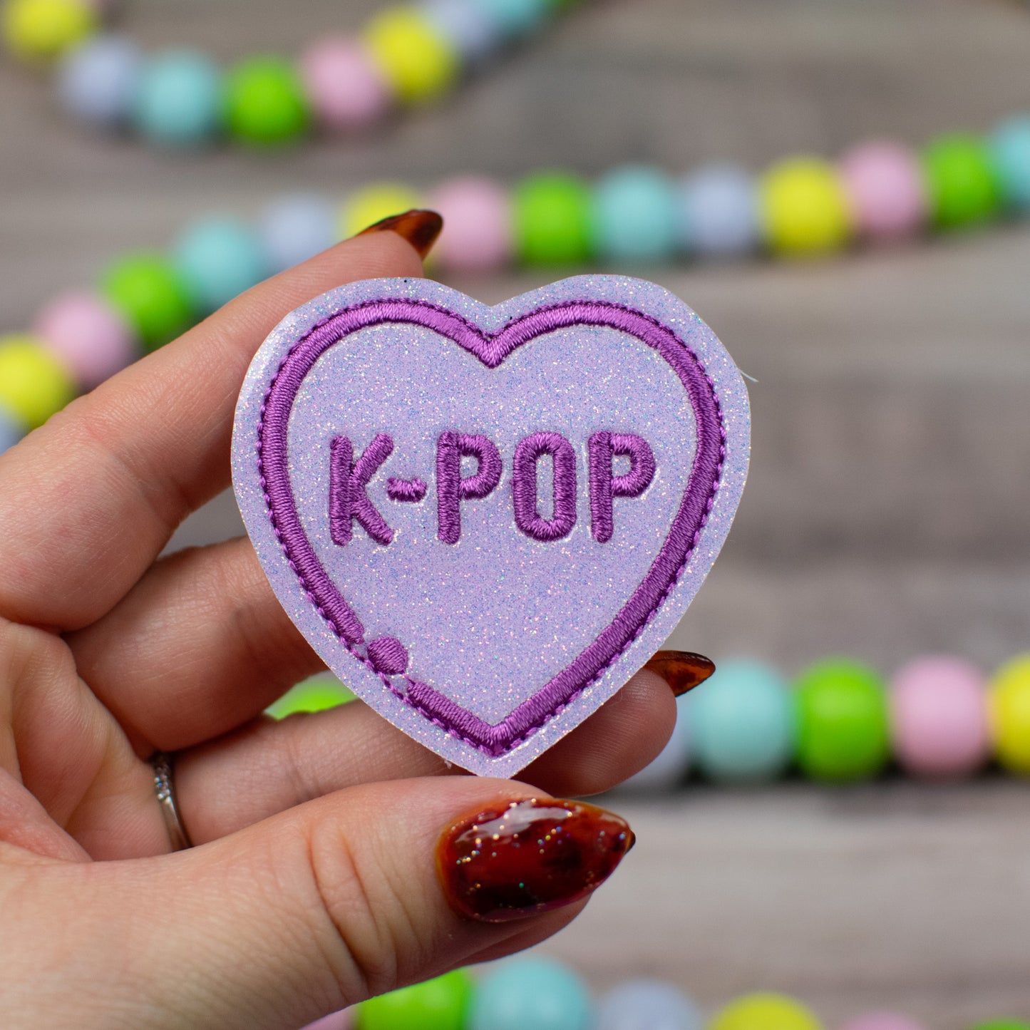 K Pop Heart Feltie