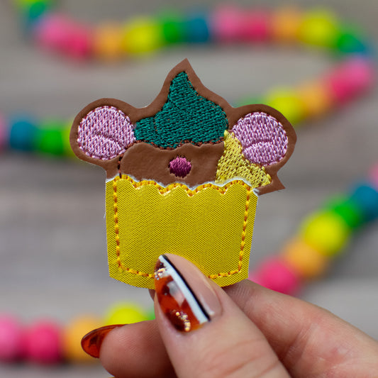 Mouse Cupcake Feltie