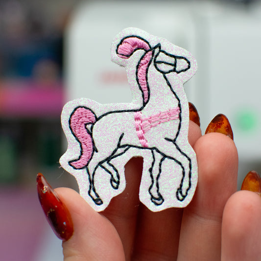 Princess Horse Feltie Embroidery Design