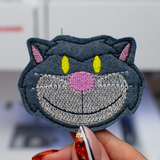 Villain Cat Feltie Embroidery Design