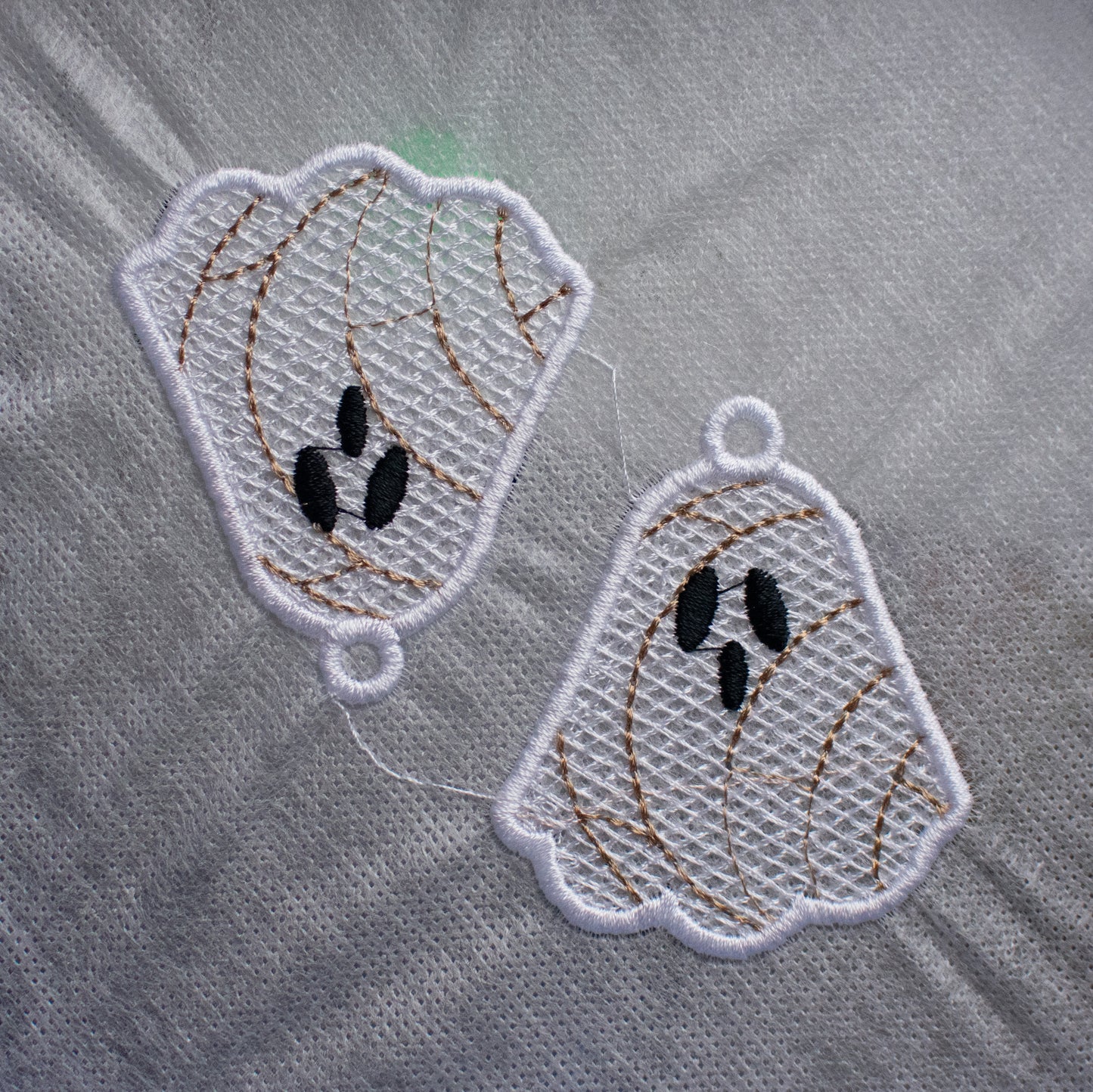 Ghost Conchas Lace Earrings