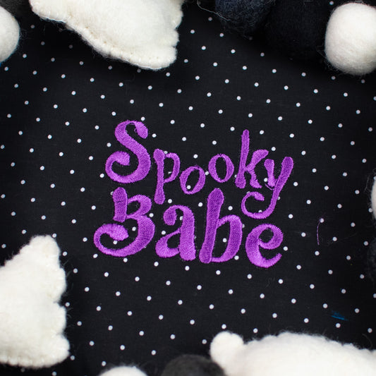 Spooky Babe Embroidery Design