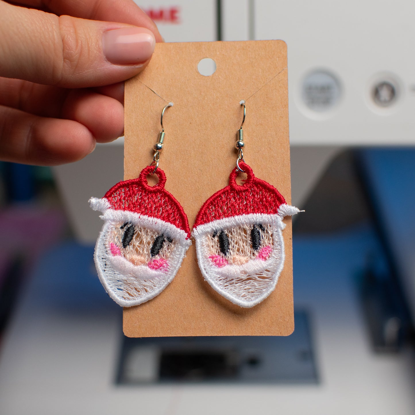 Santa Lace Earrings