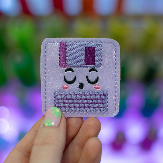 Kawaii Floppy Disk Feltie Embroidery Design