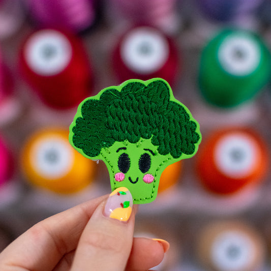 Kawaii Broccoli Feltie Embroidery Design