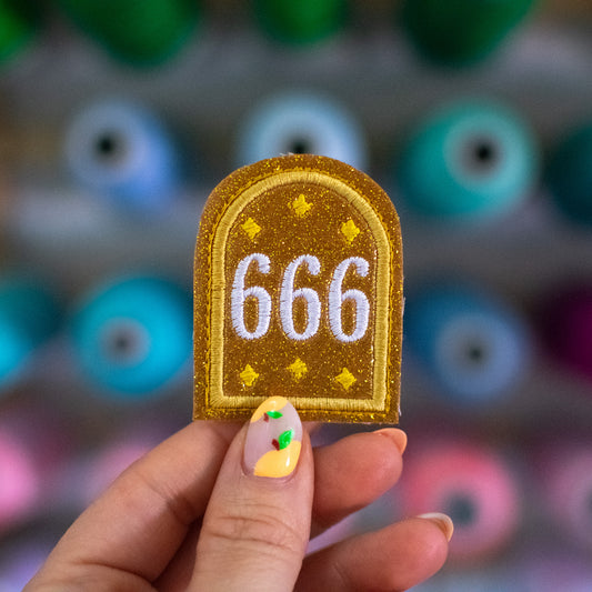Angel Number 666 Feltie Embroidery Design