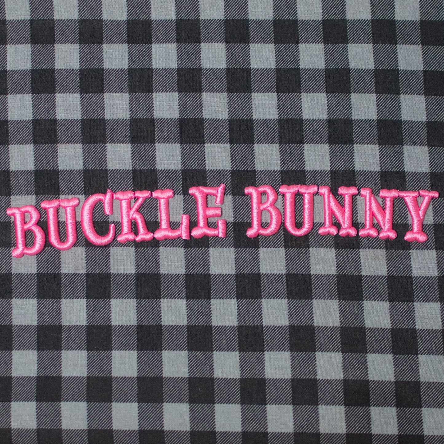 Buckle Bunny 3D Puff Embroidery Design