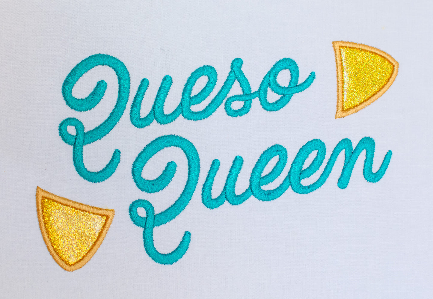 Queso Queen Applique Embroidery Design