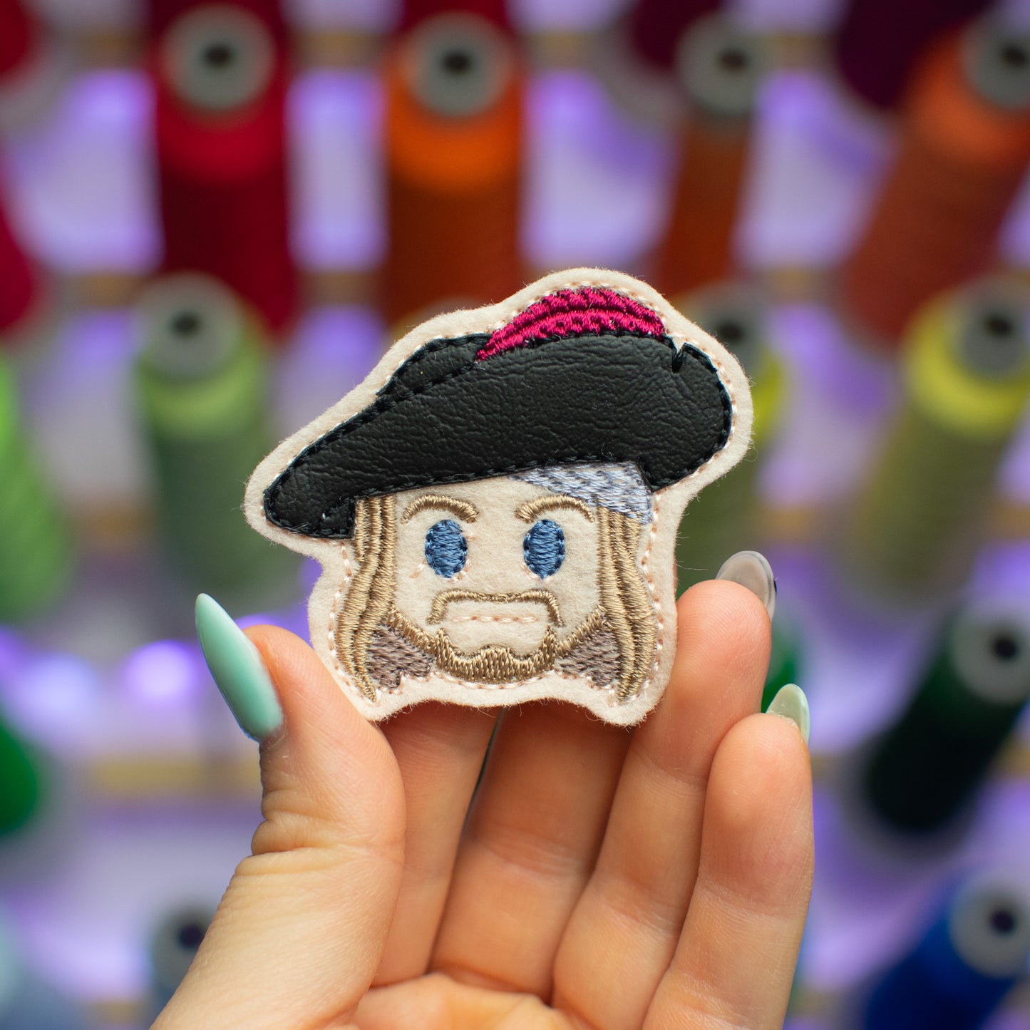 Pirate B Feltie Embroidery Design