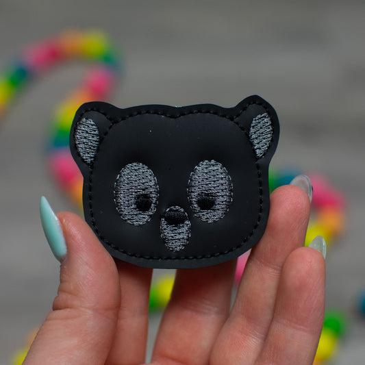 Black Bear Face Feltie