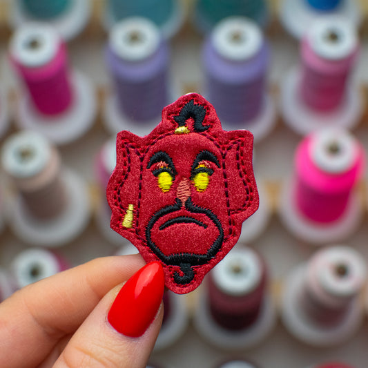 Red Genie Feltie Embroidery Design