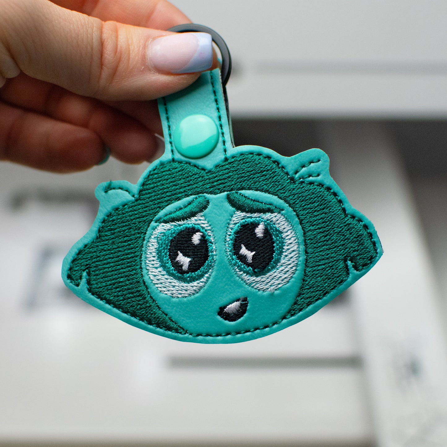 Jealousy Keychain Embroidery Design