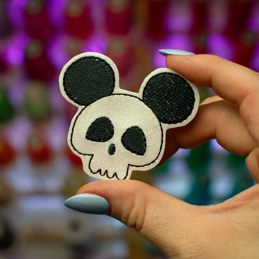 Mouse Skull Feltie Embroidery Design