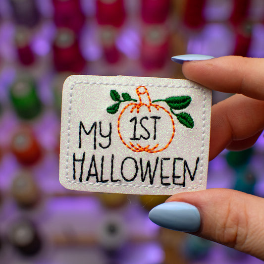 My 1st Halloween Feltie Embroidery Design