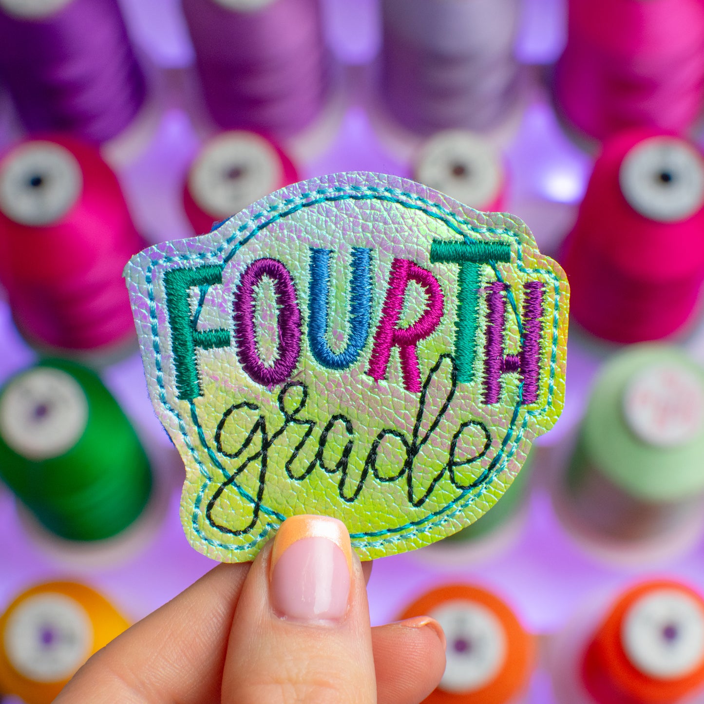 Fourth Grade Feltie Embroidery Design