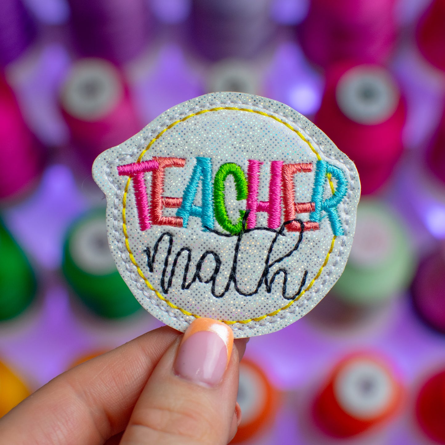 Math Teacher Feltie Embroidery Design – Designs by Drea