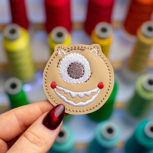 Monster Eye Cookie Feltie Embroidery Design